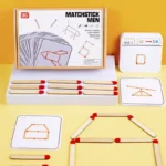 Matches Puzzles Game Wooden Toys