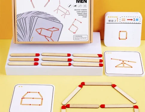 Matches Puzzles Game Wooden Toys